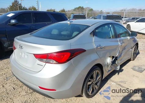 2015 Hyundai Elantra Limited из США, поврежденный, VIN 5NPDH4AE1FH621982